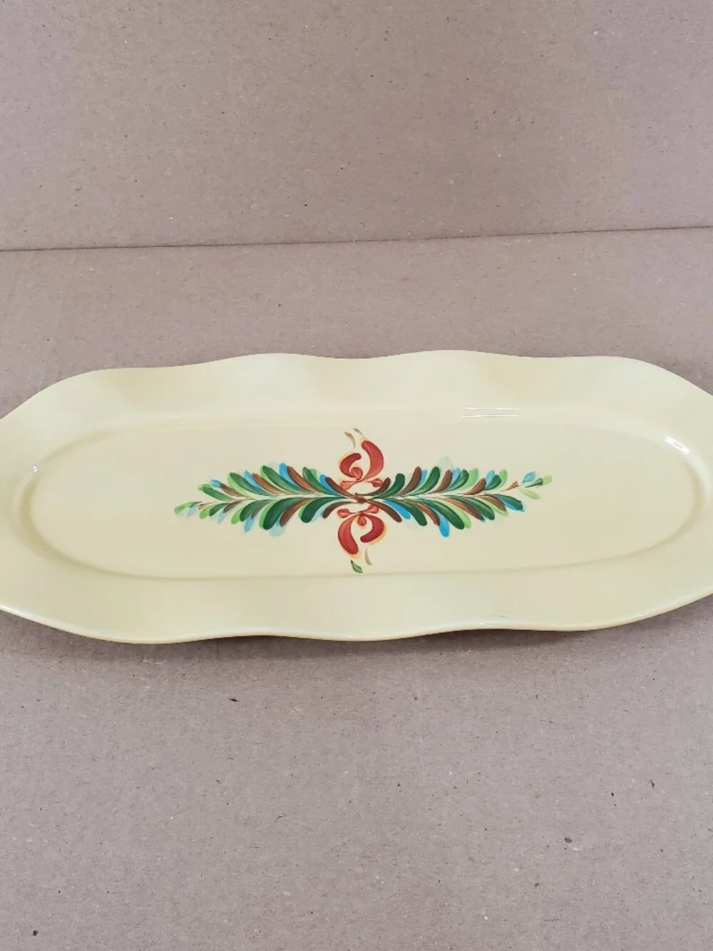 Southern Living At Home Gail Pittman Sienna Oval Tidbit Appetizer Platter